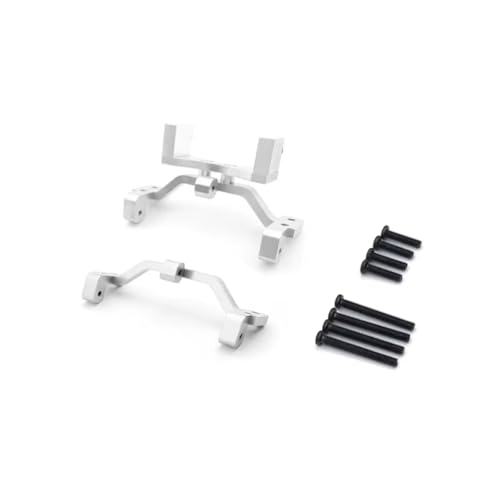 RC��������̕��i For MN D90 D91 For MN99S FJ45 For WPL C24 C14 C14K C24K �����v�����b�h�x�[�X�V�[�g�A�N�X���T�[�{�u���P�b�g�}�E���g RC �Ԃ̃g���b�N�̃X�y�A�p�[�c(Silver)