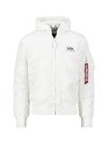 Veste bomber pour hommes Alpha Indutries MA-1 ZH Back Print blouson bomber pour homme White/Black