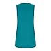 FQZWONG Womens Tank Tops, Square Neck Tank Top Women 2025 Summer Ruffled Vest Shirts Loose Casual Ladies Solid Sleeveless Blouses Beach Vacation Clothes Blusas Casuales De Mujer Bonitas (Turquoise,L)