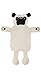 Produktbild Wärmflasche mit Einhorn Mops Pinguin Affe Plüsch Super Soft Cover Premium Naturkautschuk 1 Liter Hot Water Bag - hilft Wärme und Komfort zu bieten (cremiger Mops)