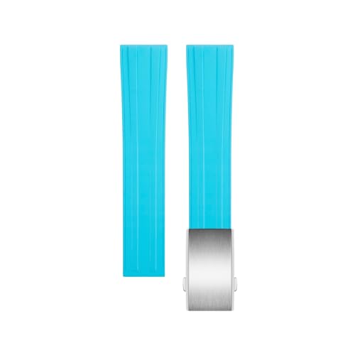 Bracelet Moonswatch original en fluororubber, bande de rechange 20mm homme femme
