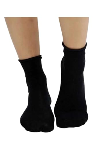 Meia Sportwear sem punho, calcanhar verdadeiro, preto, M