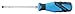 Gedore 2154SK 7 3C-Screwdriver with striking cap for slotted head screws 7mm