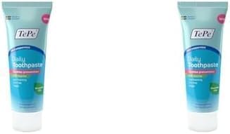 TEPEDaily Toothpaste, mild Peppermint Flavour, Gentle Everyday Toothpaste to Prevent Cavities with an Age-Appropriate Fluoride Level (Pack of 2)