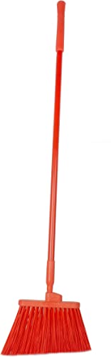 SPARTA 41083EC24 Plastic Color Coded Broom, Unflagged Bristles, Long Broom