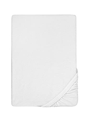 biberna Frottee-Stretch-Spannbetttuch 0012344 weiß 1x 140x200 cm - 160x200 cm