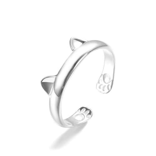 Bague patte de chat en argent, un lien unique avec votre compagnon
