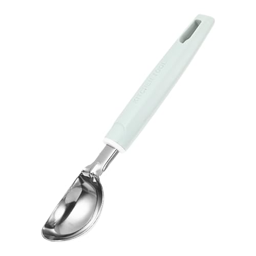 FELTECHELECTR Zinc Alloy Dessert Scoop Scooper Non- Handle for Easy Digging of Fruit Ice Cream Cheese Lightweight Resistant Tool for Effortless Serving