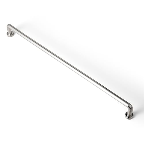 Goo-Ki 6 Pack 12 5/8" Center to Center Satin Nickel Modern Cabinet Pulls Solid Contemporary Home Improvement Hardware Drawer Pulls Zinc Alloy Kitchen Handles