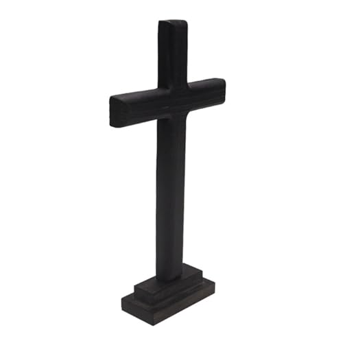 Cruz de madera TOYANDONA regalo de artesanía única y adorno para hogar