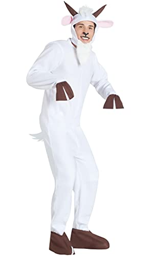 Car&Gus Déguisement de Chèvre Blanche pour Adulte