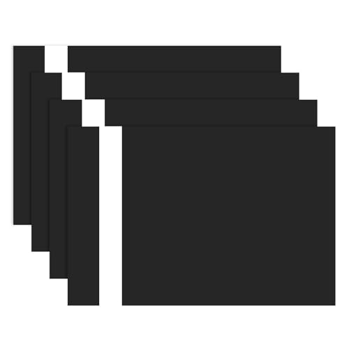 Plaque de gravure laser ABS 4 pièces PATIKIL 30x20cm bicolor noir blanc pour signalétique et badge diy