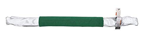 White Eye and Eye 28 Foot Polyester Round Sling | 16,800 lb. Vertical Capacity | 13,400 lb. Choker | 33,600 lb. Basket | 2-11/16