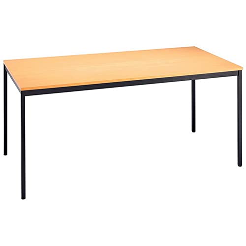 Besprechungstisch Fuß Vierk 160x80cm Buche Bürotisch Allzwecktisch Cover