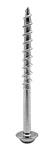 Milescraft 5205 Tornillos para madera con agujero oculto - #7 x 2 pulgadas Cabeza con arandela y rosca gruesa (50 piezas), Torx autoperforante, para uso en interiores miniatura 2