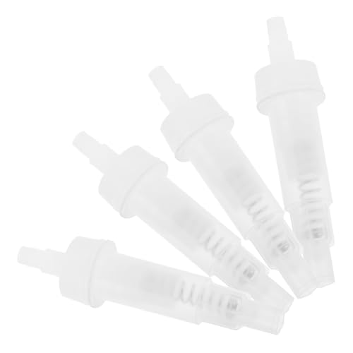 HEALEEP Bomba para Dispensador de Jabón de Cocina 2cc Transparente, 4 Piezas para Botellas Recargables, Bomba Dispensadora de Líquido para Champú y Loción, Accesorio Reutilizable para