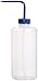 SP Bel-Art Narrow-Mouth 1000ml (32oz) Polyethylene Wash Bottles; Blue Polypropylene Cap, 38mm Closure (F11615-1000), Transculent (Pack of 4)