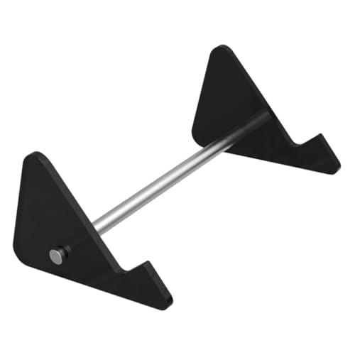 DOITOOL Ergonomic Keyboard Stand Tilted Computer Keyboard Holder for Desk Solid Acrylic Stainless Steel Black