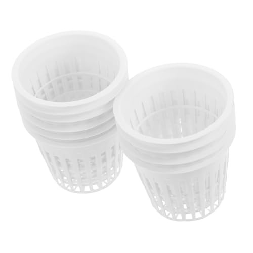 TOBBOMEY 10 Piezas Maceta De Malla para Cultivo Hidropónico Contenedores De Plástico para Viveros Macetas para Plantas Tazas De para Orquídeas y