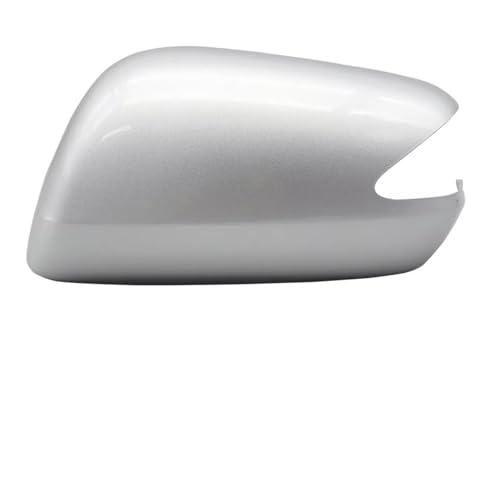 車用サイドミラーキャッ に適合するフィット ジャズ 2008-2014 GE6 GE8 塗装済み Atuo パーツ バックミラー シェル カバー キャップ ハウジング ドア(Silver LH)