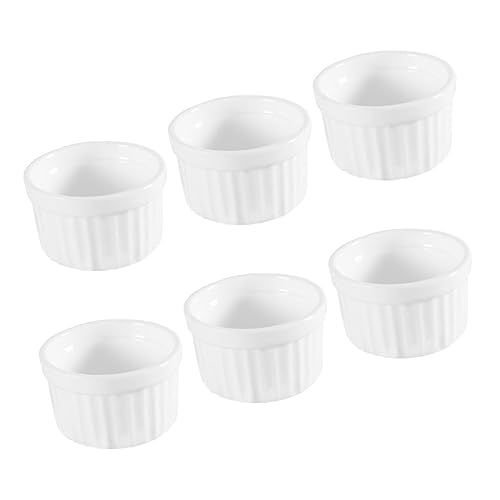 SOLUSTRE 6 pezzi Ciotole per Dessert per Mousse Pudding e Gelato Ciotoline Versatili per Cucina e Servizio Riutilizzabili e Facili da