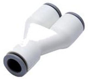 Parker Hannifin 6340 04 00WP2 LIQUIfit Polymer Body Union Y Connector Fitting fo