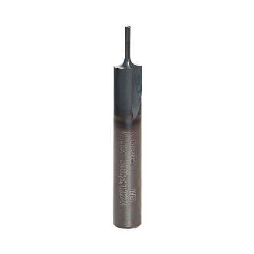 Freud Double Flute Straight Bit with Tico Hi-Density Carbide + Black I.C.E Coating for Maximum Performance - 1/16