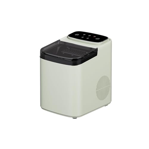 WJWWR Mini máquina de Hielo de 1.2 litros, pellets para encimera, Puede Hacer Cubitos de Hielo Transparentes en 6 a 10 Minutos, portátil, compacta, de Poco Ruido, Adecuada para el hogar y la Cocina B