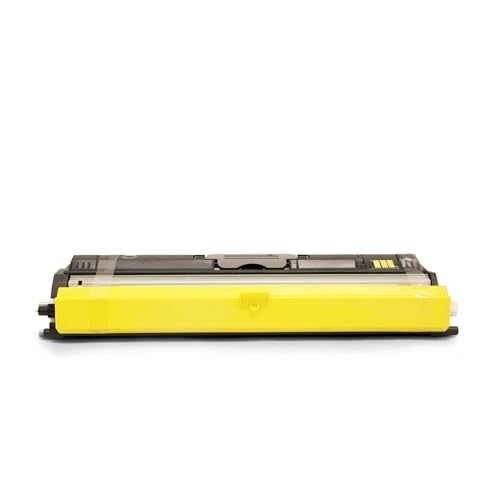 2 Toners Jaunes pour Konica Minolta Magicolor 1600W 1650 1680 Norme ISO