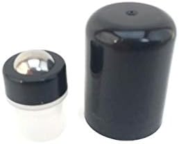 Essential Oil Roller Inserts for 5 and 15ml Essential Oil Bottles. Pack of 12 Stainless Steel Leak Proof with removable snap ring Roller Tops. Great for Oils, Blends, and DIY.