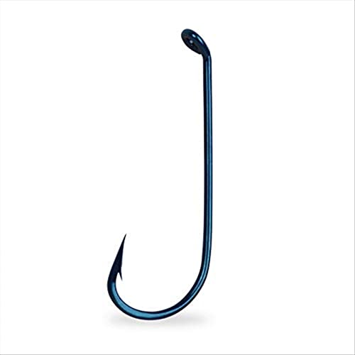 Mustad Virginia Hook, Hollow Point, Down Eye - Blued 4