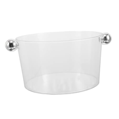 STOBAZA Secchiello per Ghiaccio Manici Portatile per Bevande Secchio Ghiaccio per Feste Indoor e Outdoor Contenitore Raffredda Vino Bbq e Ktv