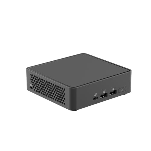 Image of ASUS NUC 15 Pro Slim Barebones Mini PC with Intel Series 2 Core Ultra 5 225H, up to 96GB DDR5 RAM, Dual Storage, Thunderbolt 4, Wi-Fi 7 & Bluetooth 5.4, Toolless Chassis Access, VESA Mount Included