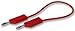 Hirschmann Test And Measurement Test Lead, 4Mm Banana Plug to 4Mm Banana Plug, Red, 60 V, 16 A, 500 Mm Rohs Compliant: Yes - 934091101