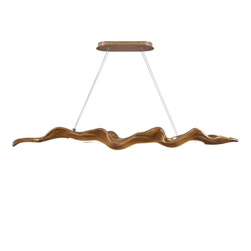 Modern LED Linear Chandelier with Remote Control