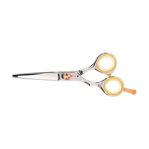 Cricket Centrix Roc-It Dog RL 500 5” Lefty Professional Stylist Barber Hair Cutting Shear Precision Cast Convex Blade Scissor Offset Grip, Left Handed Cover