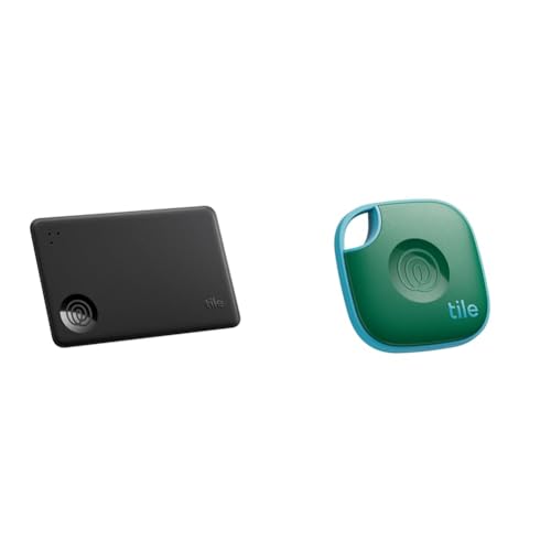 Wallet Finder Tile Slim 2024 lot de deux trackers de clés et localisateurs de bagages