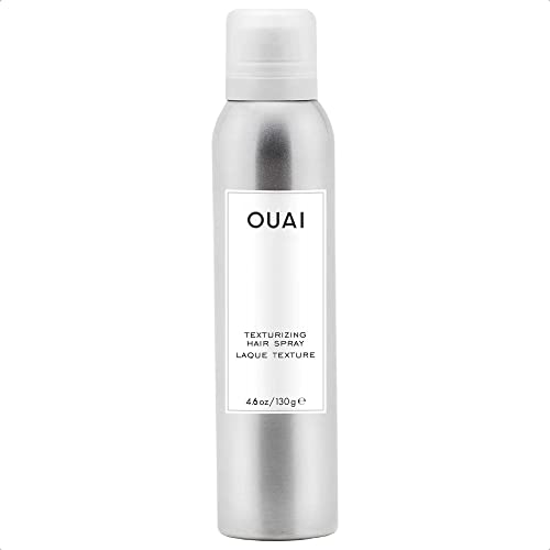 OUAI Texturizing Hair Spray. Add Texture and Volume While Absorbing Oil. Part Hair Spray, Part Dry Shampoo, the Spray Instantly Refreshes Hair. Free from Parabens and Sulfates (4.6 Oz)