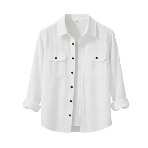 Image of DEELMO Men's Stylish Cotton Blend Casual Shirt || Full Sleeve Button-Down Shirt with Dual Flap Pockets || Comfortable Breathable Fabric || Perfect for Casual Office and Outing Wear