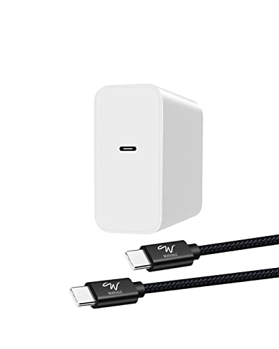Image of Wayona Usb C Fast Charger Compatible With Laptops, Macbook Air /Pro M1 2020, Samsung Galaxy Book2 /Book2 Pro 360, Hp Spectre X360, Microsoft Surface Pro 7 (Black, 65W Charger + Cable)