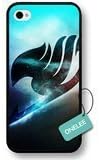 Onelee(TM) Fairy Tail Logo iPhone 4 Case & Japanese Anime iPhone 4S Cover - Black04