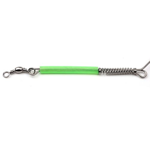 Set de 10 brazos para aparejo de pesca de agua salada acero inoxidable miniatura 6