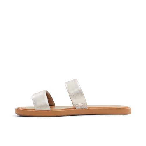 Image of Aldo krios Women's Silver Leather Sandals
