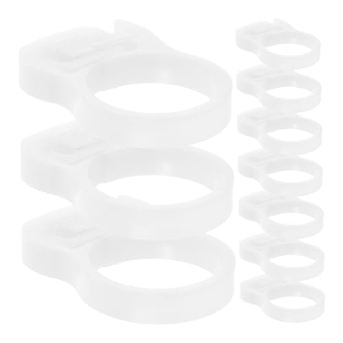 Alipis Garden Hose Repair Clamps 10pcs Plastic Clamp for Drip Irrigation for Irrigation Tubes