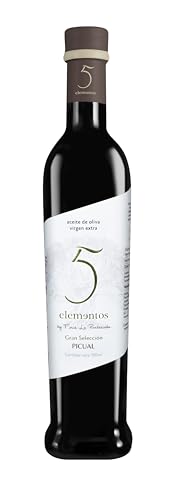 Finca La Pontezuela - 5 Elementos | Aceite de Oliva Virgen Extra Gran Selección Variedad Picual - Botella de vidrio 500 ml.