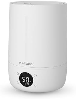 medisana AH 663 humidificador de aire con higrómetro y tecnología...