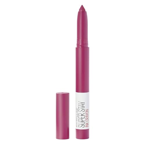Maybelline Lipstick, Superstay Matte Ink Crayon Longlasting Pink Lipstick with Precision Applicator 35 Treat Yourself