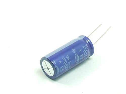 Produktbild von 3er-Set POPESQ® Elektrolytkondensator 2200µF 63V – THT, 20% Toleranz, Für Netzteile & Audio-Schaltungen