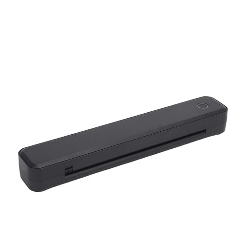 Image of Portable Thermal Printer, ABS A4 Inkless Printer 203 DPI 211.2mm Print Width, Wireless for Wins OS X, for Travel Office Business Invoices Documents
