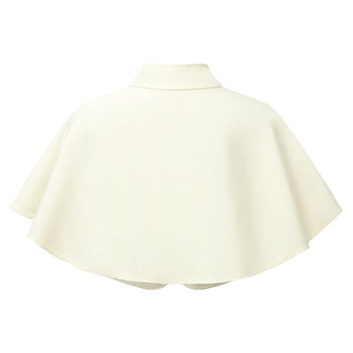 Girls Elegant Princess Shawl Shoulder Cape Birthday Party Communion Wraps Shrug Capelets Flower Girl Cover up2